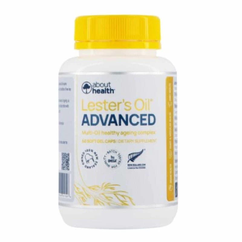 About Health Lester's Oil Advanced Soft Gel Capsules 60s