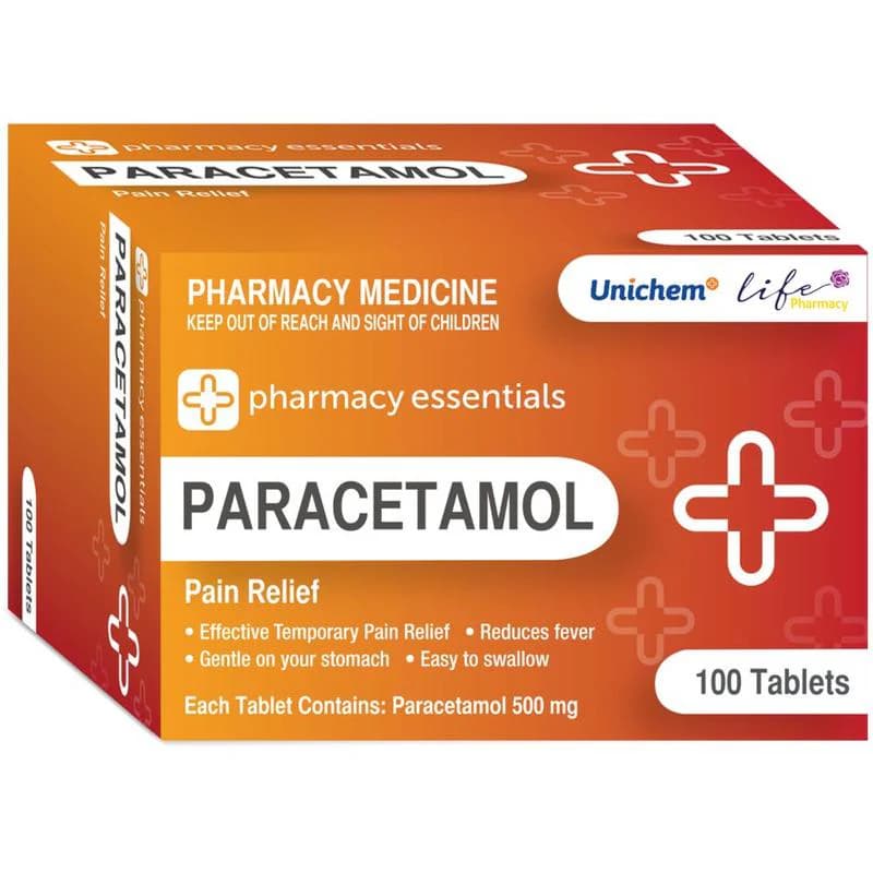 Pharmacy Essentials Paracetamol 500mg Tablets 100pk