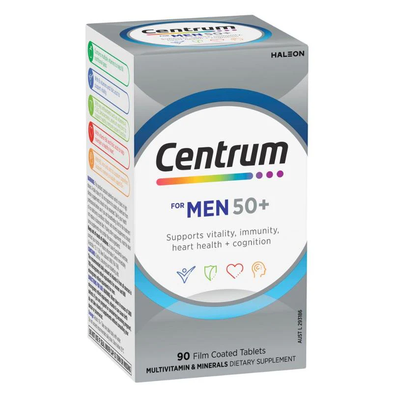 Centrum Men 50+ Tablets 90s
