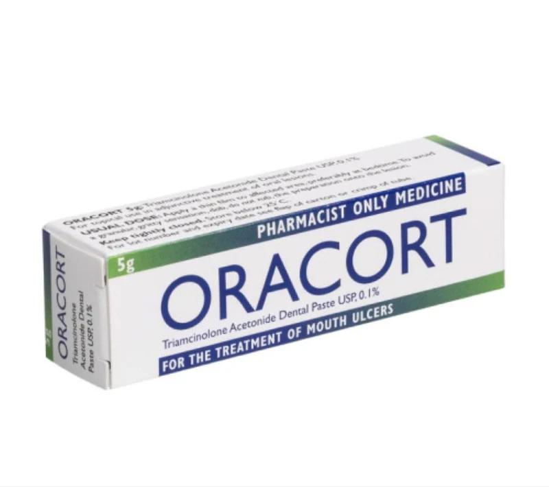 Oracort Dental Paste 0.1% 5g (Pharmacist Only Medicine)