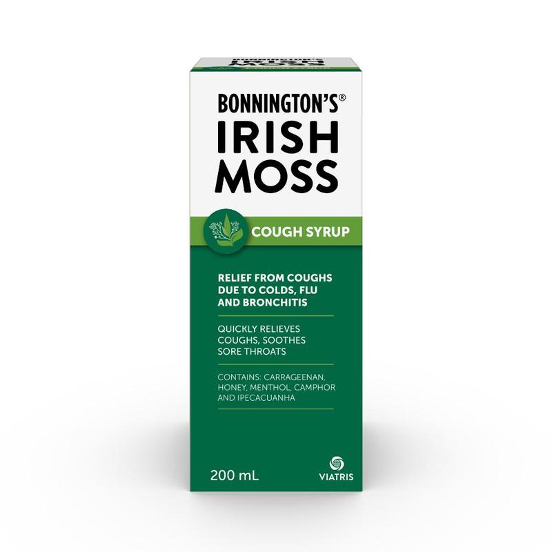 Bonnington's Irish Moss Syrup Bottle 200ml